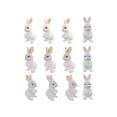 thumbnail image 3 of Lunxisen 36 Pcs Easter Bunny Figurines Cute Holiday Decor Spring Tabletop Centerpiece Farmhouse Ornament, 3 of 6