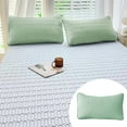 thumbnail image 2 of YOPTOP Memory Foam Bed Pillow Case  - Extra Firm  Adjustable  Cooling Pillows for Side Sleeper  Back  Stomach,green, 2 of 7
