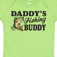 thumbnail image 4 of Inktastic Daddy's Fishing Buddy Boys Baby Bodysuit, 4 of 5