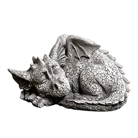 Fridja Adorable Baby Sleeping Dragon Garden Decoration Outdoor