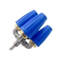 thumbnail image 1 of Colaxi 4000 PSI Buse de Pulvérisation Rotative Buse de Pulvérisation Embout de Pulvérisation 1/4" Raccord Rapide Buse de Pulvérisation pour le Nettoyage de Jardin Pavés Bleu, 1 of 8