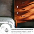 thumbnail image 4 of Silver Cabinet Buckle Lock for Home Use with Excellent Safety Performance and Zinc Alloy Material 1 Set, 4 of 8