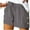 Dark Gray, variant on POROPL Womens Summer Shorts Elastic Waist Casual Loose Shorts with Pockets