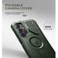 thumbnail image 4 of Funda Dexnor para Samsung Galaxy S25 Plus con funda de cámara, color verde militar, 4 of 7