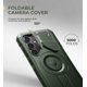thumbnail image 4 of Funda Dexnor para Samsung Galaxy S25 Plus con funda de cámara, color verde militar, 4 of 7