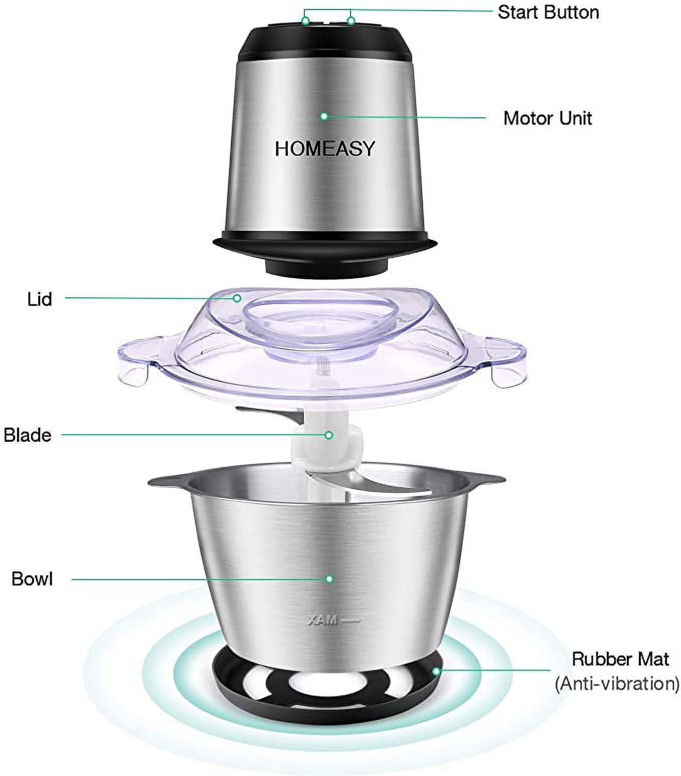 homgeek Electric Food Chopper, 5 Cup Portable Food Processor for Veget -  beyond exchange