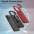 thumbnail image 3 of Pour iPhone 12 Pro, Étui avec Support, Étui Compatible MagSafe avec Cache-Caméra Intégré, Étui Mince Antichoc Anti-Poussière, Violet, 3 of 6