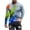 Light Blue, variant on Meichang Long Sleeve T Shirt Men Tall,Graphic Tees Men Casual 3D Optical Illusion Print T-Shirts Fashion Round Neck Daily Long Sleeve Shirts for Men