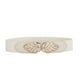 thumbnail image 5 of Cinturón elástico de moda para mujer, cinturón ancho elástico con sello para vestido informal, cinturón fino decorativo, opciones de tamaño versátiles, 5 of 6