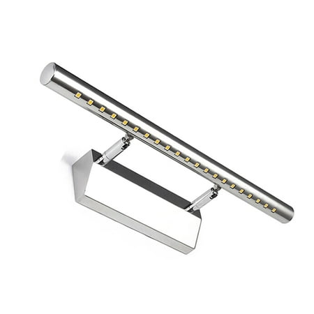 

Frcolor 5W AC 85V-265V Stainless Steel LED Mirror Front Light LED Bathroom Wall Light (White)