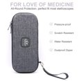 thumbnail image 2 of Funda rígida para estetoscopio PROHAPI, grande, con ranura para identificación, color gris volcánico, 2 of 7
