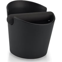 Siloon Coffee Knock Box 4.8 Inch Shock-Absorbent Durable Barista Style Knock Box With Removable Knock Bar and Non-Slip Base Gift (Round)