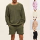 thumbnail image 4 of Mens Casual Large Size Crew Neck Long Sleeve Knit Jumper Pullover Sweater Tops, 4 of 6