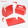 thumbnail image 4 of Cajas para regalos para fiestas UnicoPak Red Gable, 30 unidades, 4 of 7