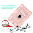 thumbnail image 7 of iPad mini Case, Dteck 3 in 1 Hybrid Heavy Duty Rugged Shockproof Anti-Scratch Protective Kickstand Case With PET Screen Protector For iPad mini 1 2 3 (not fit mini 4&5),Rosegold, 7 of 7