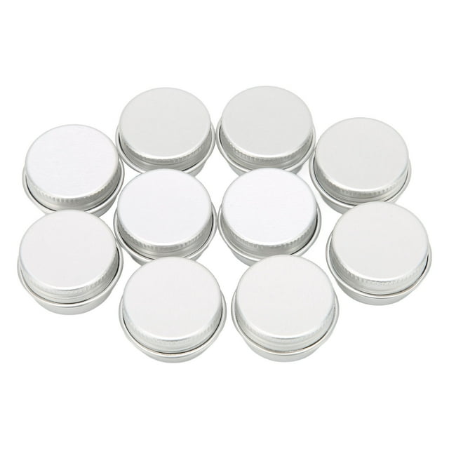Boîte en Aluminium, Robuste 5ml Prévention des Fuites Portable Ronde Boîte en Aluminium pour la Maison