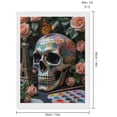thumbnail image 2 of Diamond Art Kits for Adults, Colorful Skull Butterfly Roses Paris 5D Diamond Painting Kits for Adults Beginners, DIY Full Drill Diamond Painting, Gem Art and Crafts 12x16, 2 of 7
