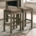 thumbnail image 6 of Furniture of America Gorse Wood Saddle Counter Stool in Chestnut (Set of 2), 6 of 6