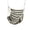 D, variant on HOARBOEG Hammock Chair Hanging Rope Swing for Indoor Outdoor Use - Heavy Duty Canvas Fabric Swinging Chair with Spreader Bar for Patio Garden Bedroom and Balcony Relaxation