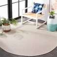 thumbnail image 3 of SAFAVIEH Martha Stewart Hampton Solid Indoor/Outdoor Area Rug, Beige, 6'5" x 6'5" Round, 3 of 9