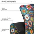 thumbnail image 4 of Yayeee Faucet Mat for Kitchen Sink 14.7" Diatomite Long Splash Guard Pad, Blue Colorful Flowers, 4 of 7