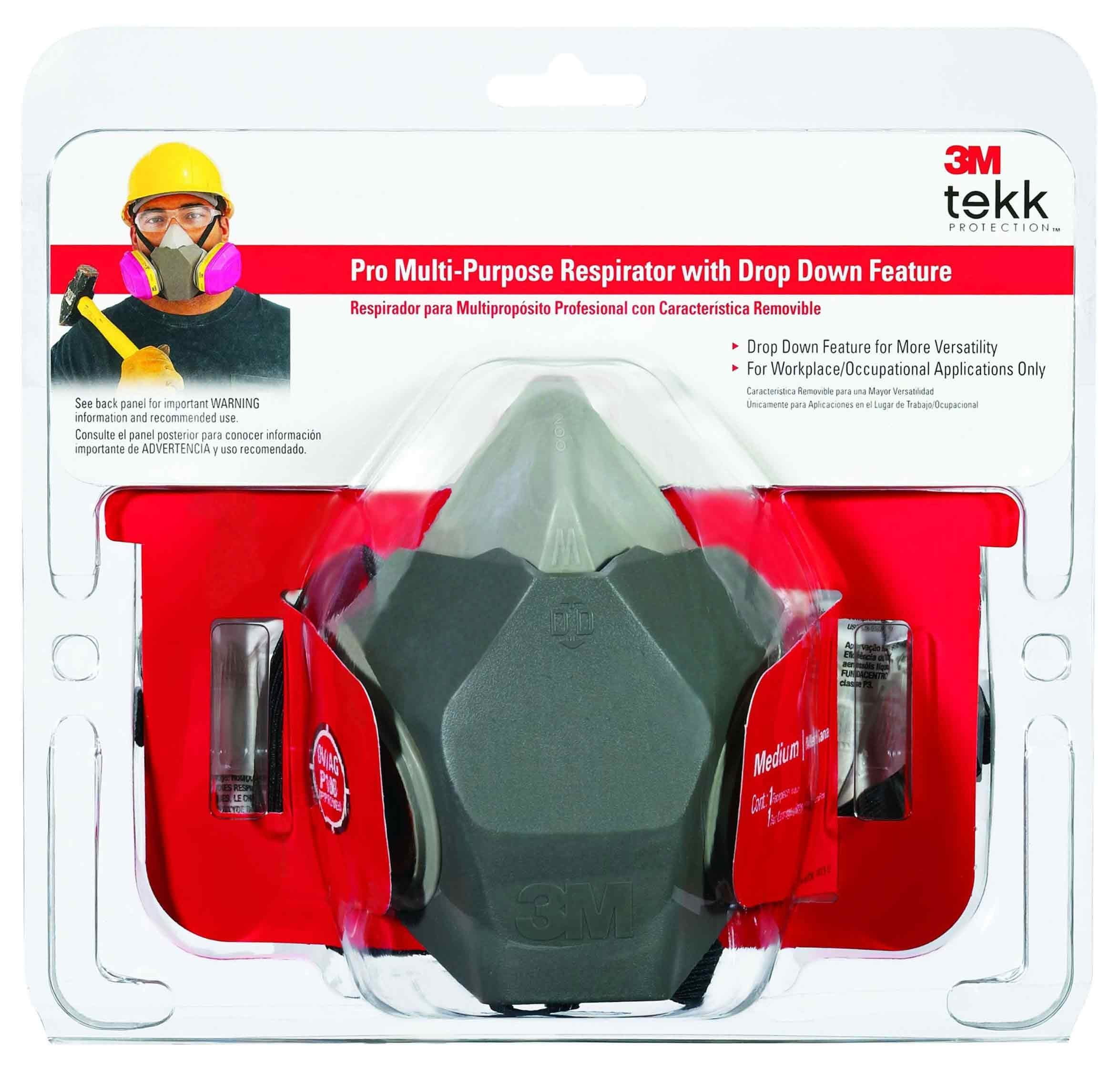 3M Protective Respiratory Gas Mask - Medium Full Face