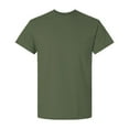 thumbnail image 5 of Gildan Men’s Short Sleeve T-Shirt - Military Green, Sizes S-5XL - 100 Ultra Cotton, Crew Neck Classic Fit Tee, 5 of 5
