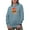 Light Blue, variant on I Climb Like a Girl, Try to Keep Up, Retro Rock, Cliff or Mountain Climber, Heather Grey Hooded Sweatshirt or Hoodie, Small