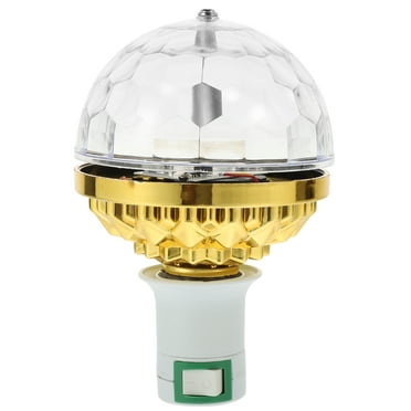 Light Bulb Rotating Stage Atmosphere LED Lamp White Steel