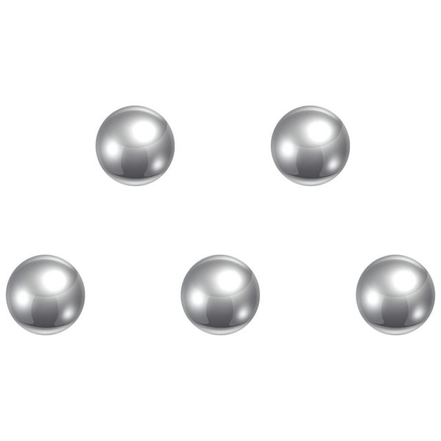 Unique Bargains Billes de Roulement en Acier Chromé 3/16 Pieds G3 Précision 5 Pack