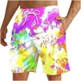 thumbnail image 3 of DDAPJ pyju Men's Swim Trunks Quick Dry Bathing Suit Swimming Board Shorts Summer Beach Swimwear with Pockets on Sale Multicolor XL, 3 of 8