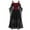 Red womens dresses summer, variant on Victorian Gothic Dress for Women Trumpet Sleeve Mesh Lace Up Halloween Costumes Steampunk Punk Gothic Cami Dresses