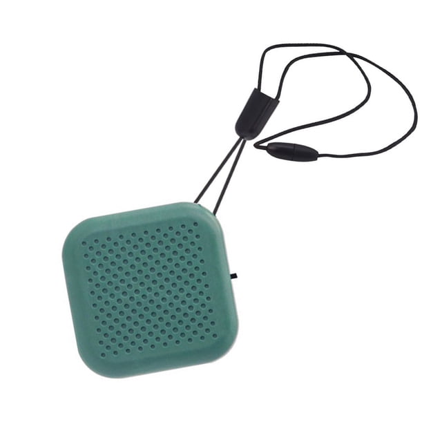 Toystoory Ambientador de aire para colgar en el cuello, ambientador de aire portátil, máquina refrescante de plástico Suministros de limpieza para el hogar Verde oscuro Toystoory HA006398-05B