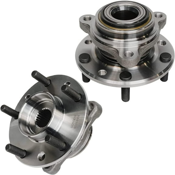 Detroit Axle - Rear Wheel Bearing & Hubs Replacement for Chevy Corvette Excalibur Phaeton Fits select: 1983-1990 CHEVROLET S TRUCK S10, 1979-1985 CADILLAC ELDORADO