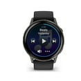 thumbnail image 4 of Garmin Venu 4 GPS Smartwatch - 45mm Slate with Black Silicone Band, 4 of 9