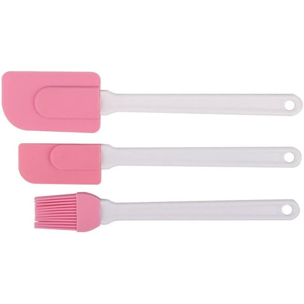 Mini spatule en silicone, ustensile de cuisine, grattoir à crème, poupée,  degré de chaleur, outils de