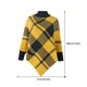 thumbnail image 3 of Sonducket Capa de mujer de fibra acrílica portátil de moda invierno otoño reemplazo cálido mantener a prueba de viento niñas capa abrigo ropa Abrigos y chamarras Amarillo Sonducket AP013390-01, 3 of 6