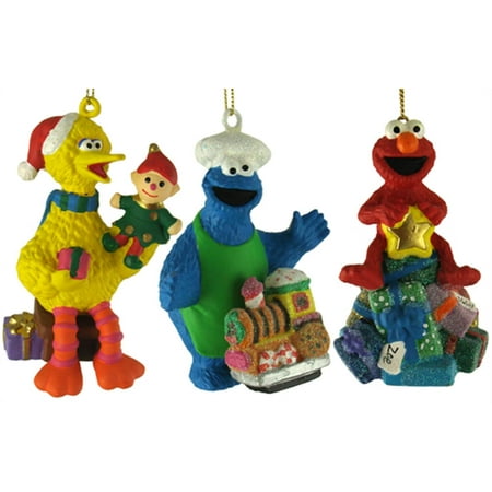 36 Sesame Street Ernie, Big Bird & Cookie Monster With Toys 36 Sesame Street Ernie, Big Bird & Cookie Monster with Toys Christmas Ornaments - 36 Sesame Street Ernie, Big Bird & Cookie Monster With Toys