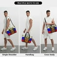 thumbnail image 6 of Travel Duffel Bag Russian Flag Sports Tote Gym Bag Shoulder Weekender Overnight Bag For Women Men, 6 of 6