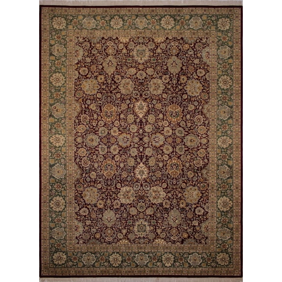 Wali Miranda Red/Green Rug, 9'3" x 12'1"