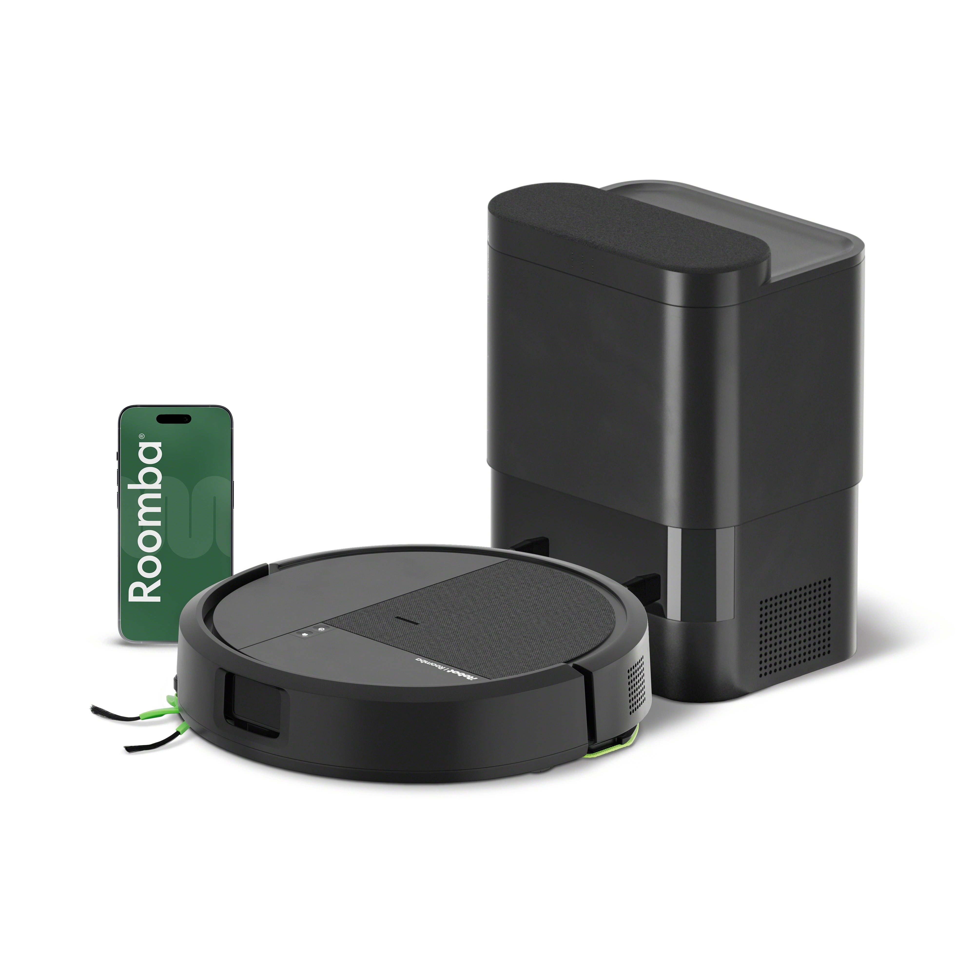 iRobot Roomba 1110 Combo Robot Vacuum & Mop with AutoEmpty Dock, 90 Days Self-Emptying, Intense 15000Pa Power-Lifting Suction, LiDAR, Carpet & Hard Floors, No Mop Zones Protect Carpets, Model#Y45402