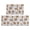 Baseballs and Flowers White Pattern, variant on Baseballs and Flowers White Pattern Anti Fatigue Kitchen Rugs Set Of 2, Non Slip Washable Decorative Floor Mats for Kitchen Sink Laundry, 17"x30" and 17"x47"