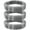 147' 3Pcs Double Helix, variant on KFFKFF Razor Cables, 147 ft Razor Spiked Wire, 3 Bundles Razor Wire Barrier Razor Barrier, Razor Ribbon Spiked Wire Zinc-Coated Razor Wire Barrier, Bundles Razor for Yard