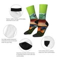 thumbnail image 3 of KLL Tree Frog Print Cool Socks Men's Women's Crew Socks Funny Crazy Novelty Stockings, 3 of 6