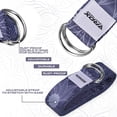 thumbnail image 3 of RDX Sangle de Yoga 8 Pieds avec Boucle en D, Ceintures Réglables en Polyester Coton Durable pour s'Étirer P, F18, 3 of 5