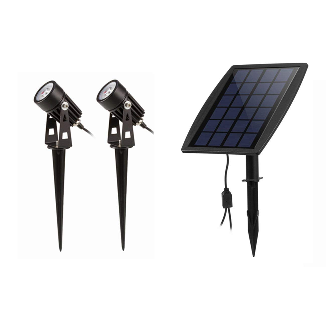 LED Landscape Solar Spot lights Waterproof Outdoor Solar ... LED Landscape Solar Spot lights Waterproof Outdoor Solar ...