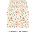 thumbnail image 3 of Fwttom Easter Decorations Easter Egg Bunny And Floral Table Runner Suitable For Outdoor And Indoor Party Decorations And Kitchen And Home Dining Table Decorations, 3 of 6