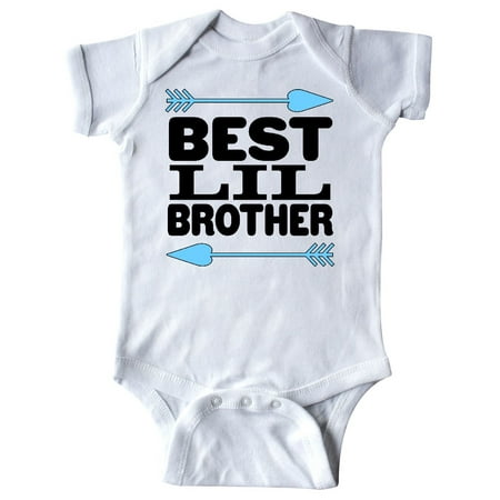 

Inktastic Best Lil Brother Gift Baby Boy Bodysuit