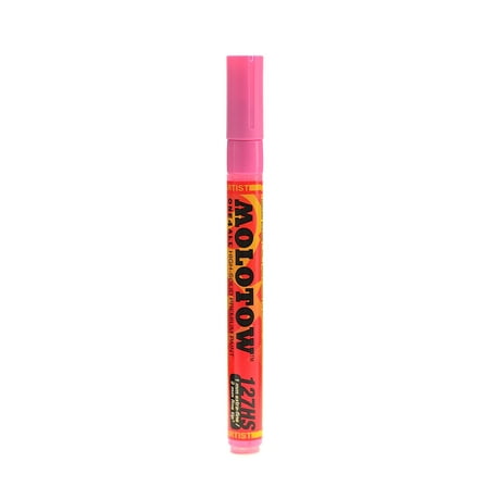 One4All Acrylic Paint Markers 2 mm, neon pink, 200 (pack of 6)