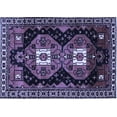 thumbnail image 1 of Ahgly Company Machine Washable Indoor Rectangle Persian Blue Traditional Area Rugs, 2' x 3', 1 of 4
